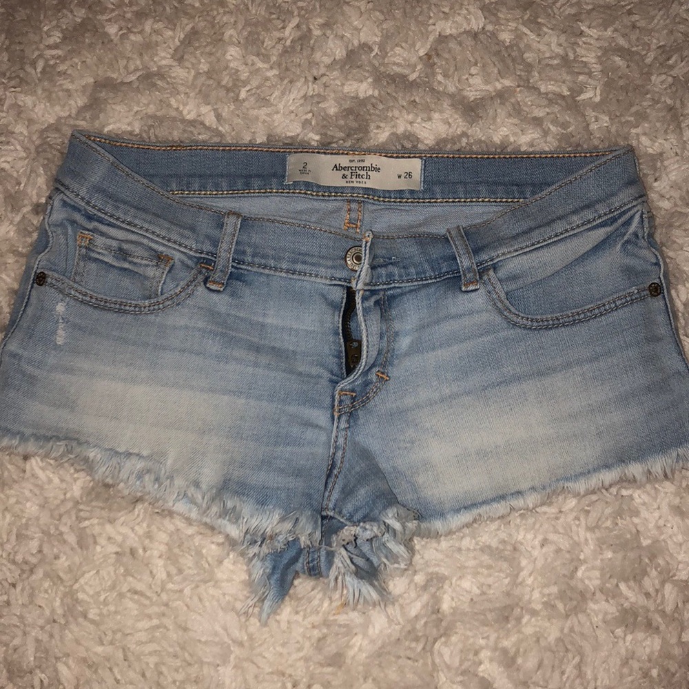 A&F denim shorts!